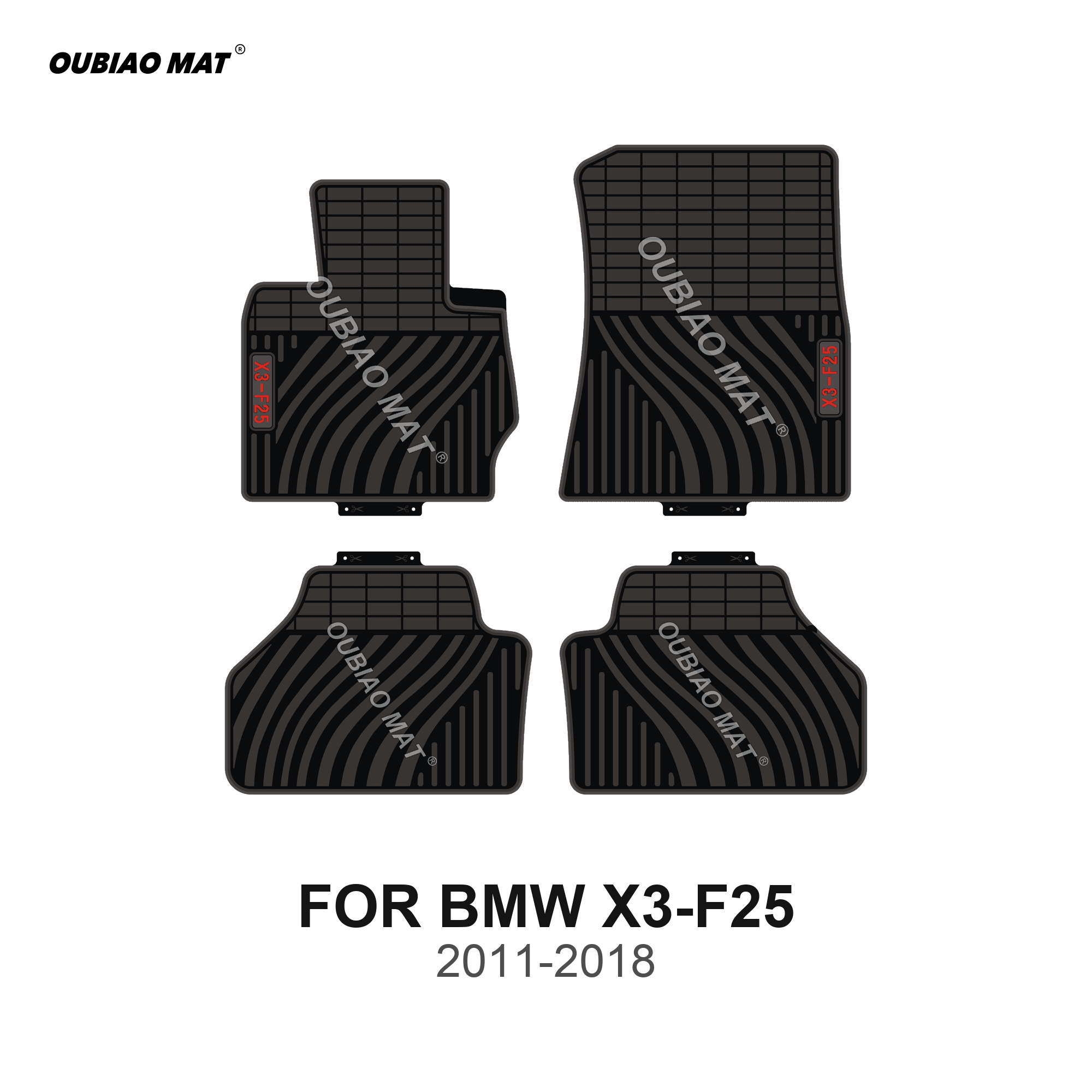 BMW X3-F25 Car Floor Mats 2011-2018