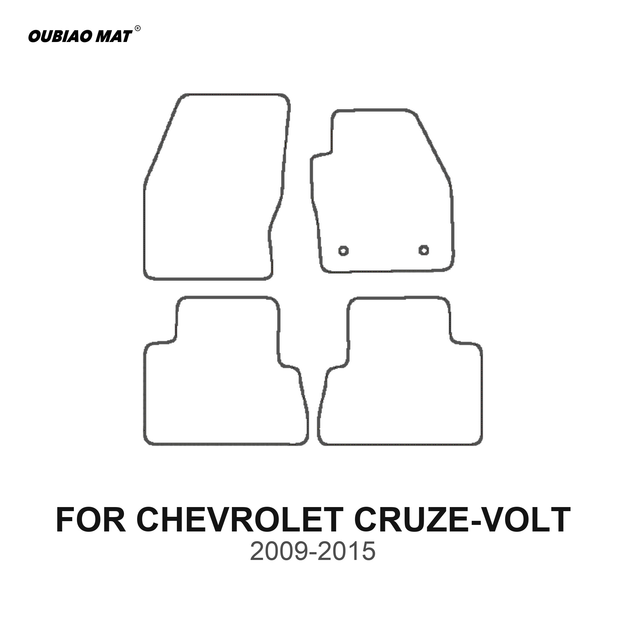 CHEVROLET CRUZE-VOLT Car Floor Mats 2009-2015