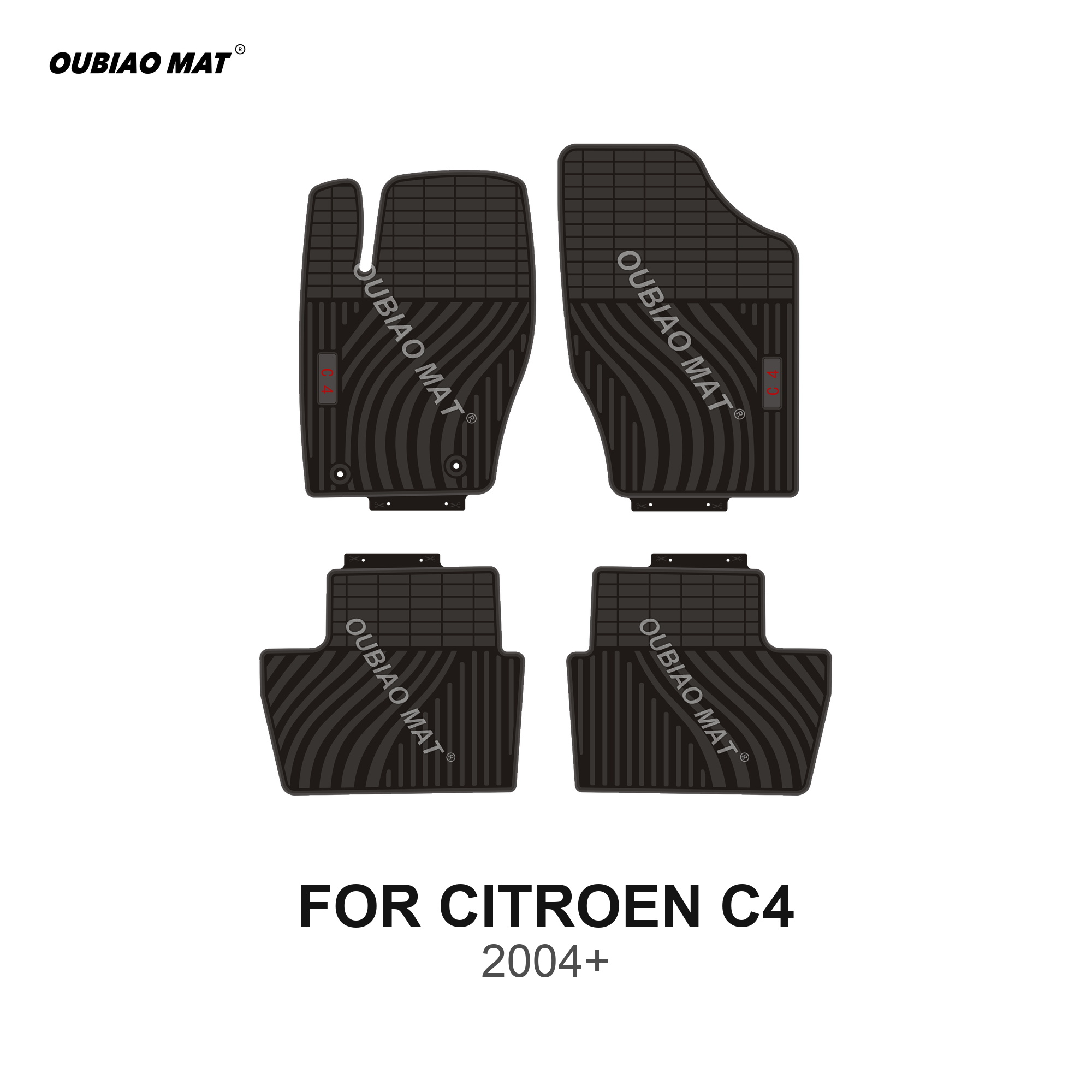 CITROEN C4 Car Floor Mats 2004+
