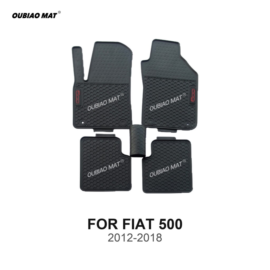 FIAT 500 Car Floor Mats 2012-2018