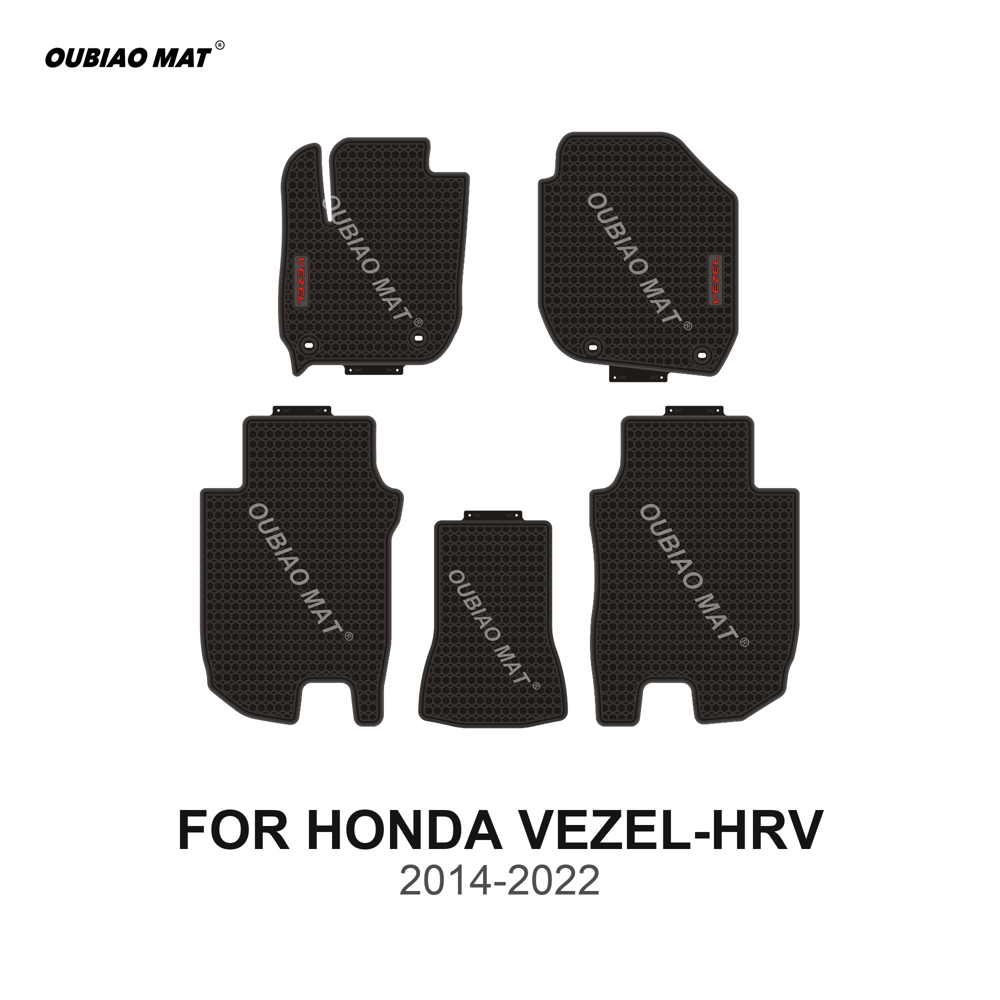 HONDA VEZEL-HRV Car Floor Mats 2014-2022