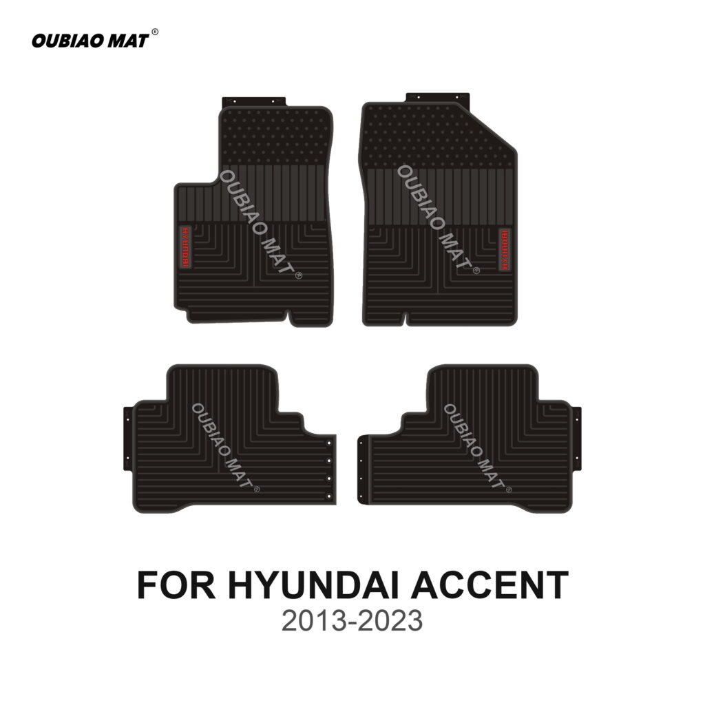 HYUNDAI ACCENT Car Floor Mats 2013-2023