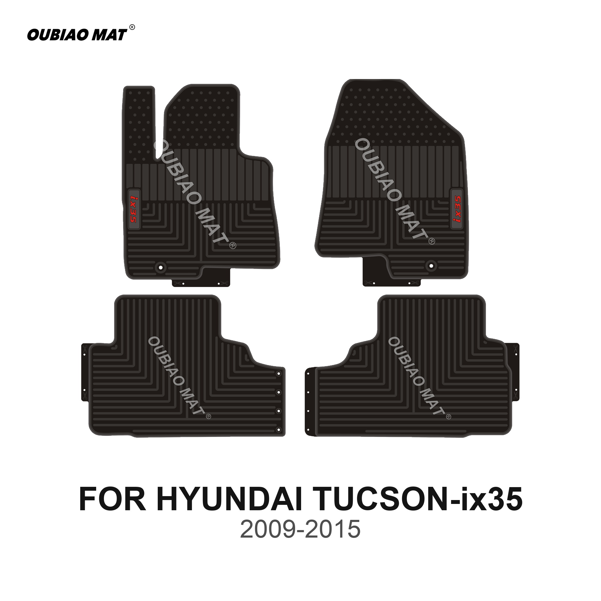 HYUNDAI TUCSON-ix35 Car Floor Mats 2009-2015