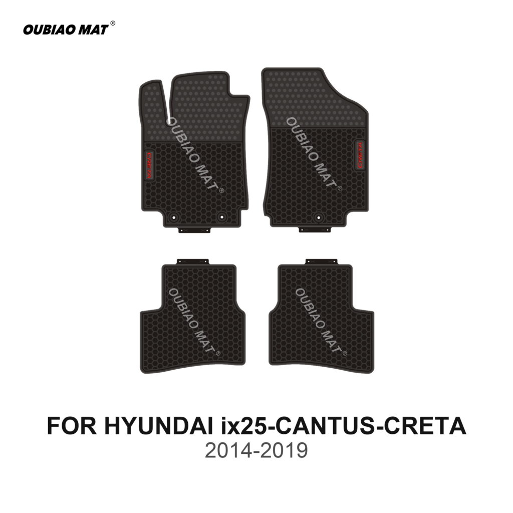 HYUNDAI ix25-CANTUS-CRETA Car Floor Mats 2014-2019