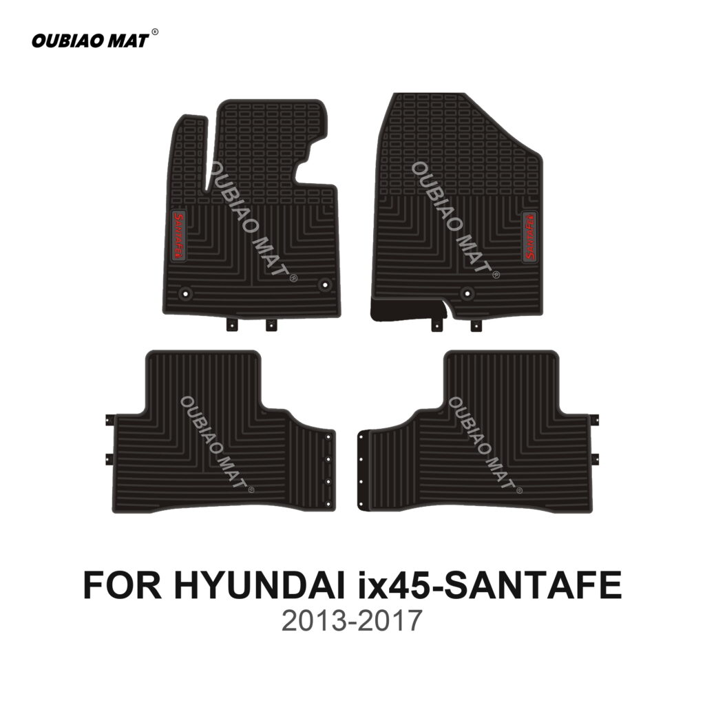 HYUNDAI ix45-SANTAFE Car Floor Mats 2013-2017