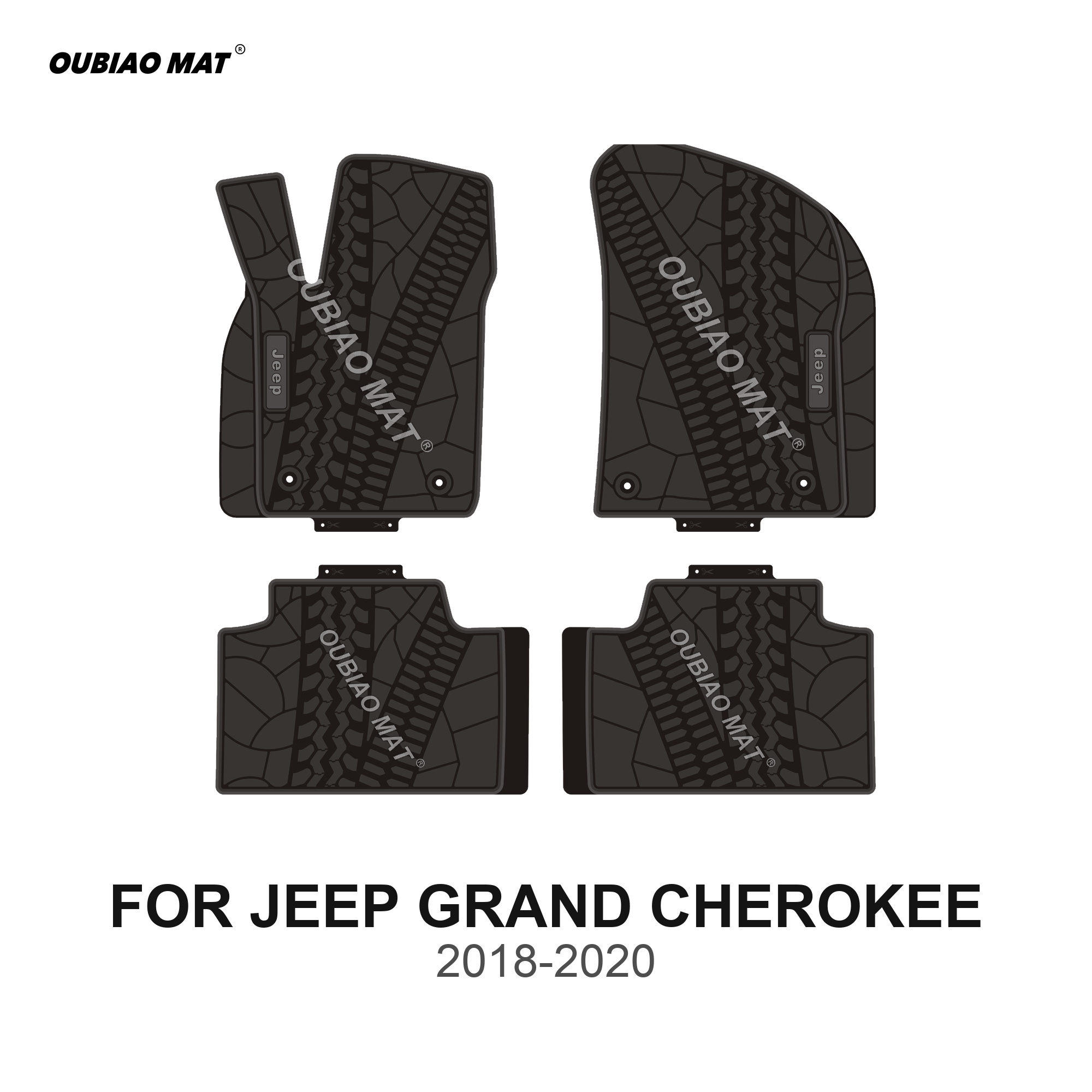 JEEP GRAND CHEROKEE Car Floor Mats 2018-2020