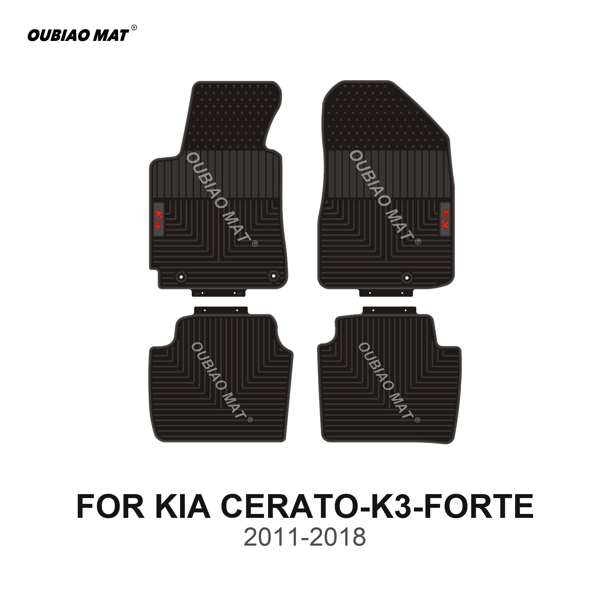 KIA CERATO-K3-FORTE Car Floor Mats 2011-2018