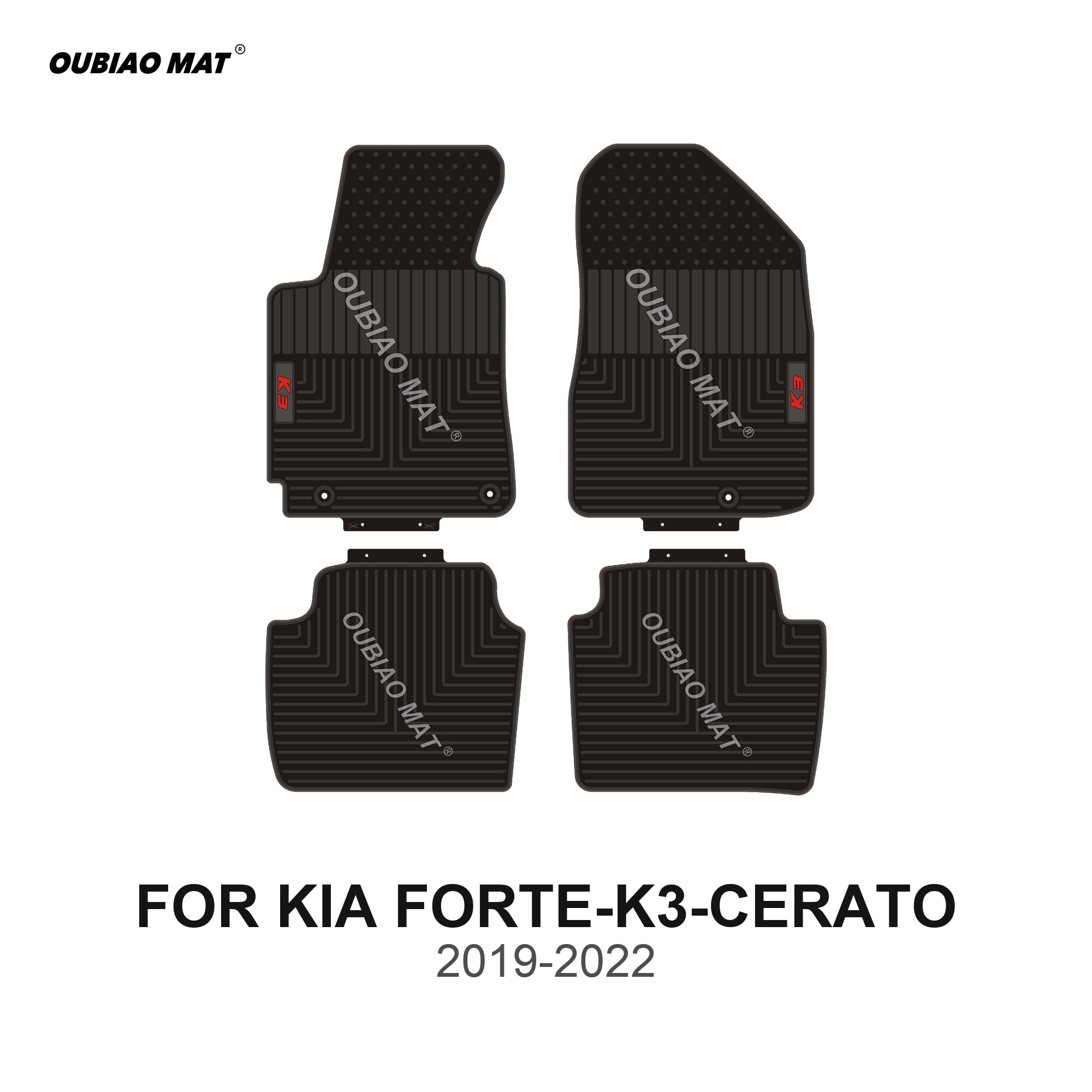 KIA FORTE-K3-CERATO Car Floor Mats 2019-2022