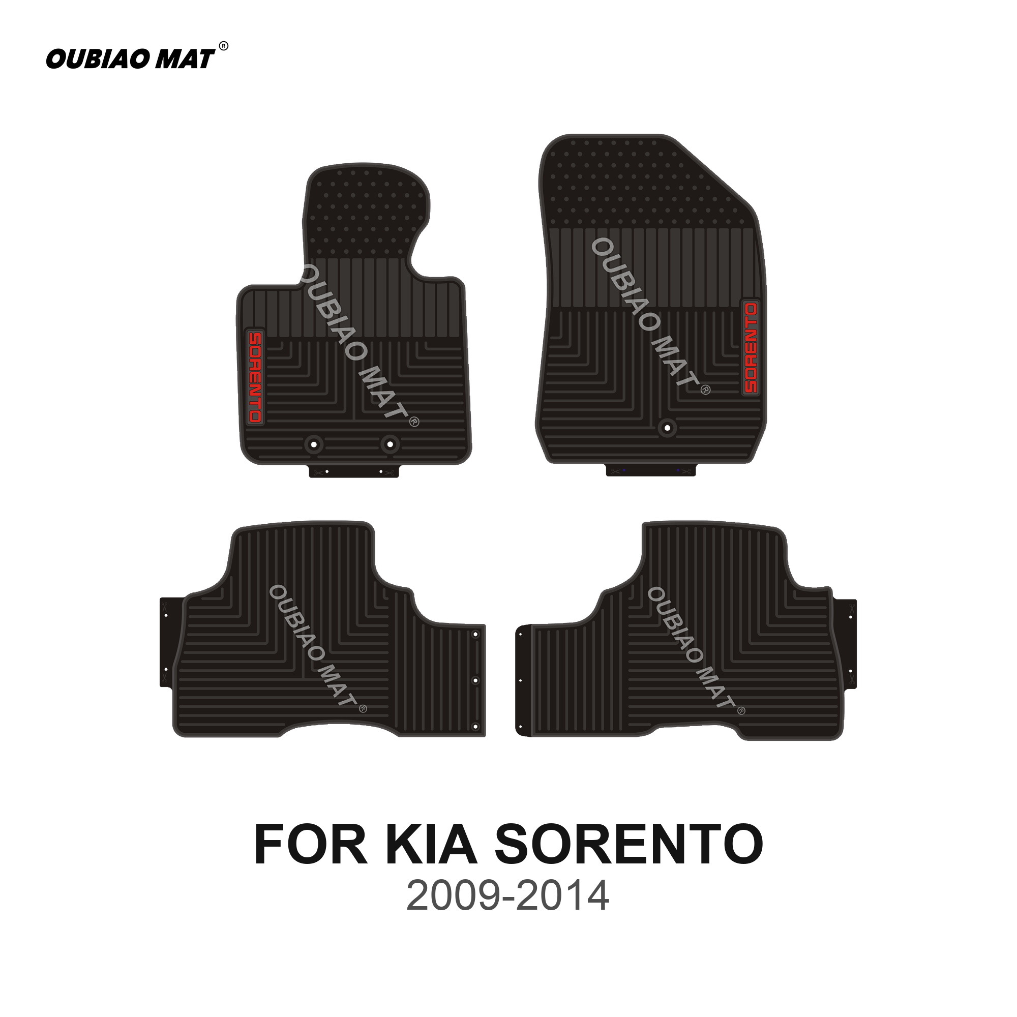 KIA SORENTO Car Floor Mats 2009-2014