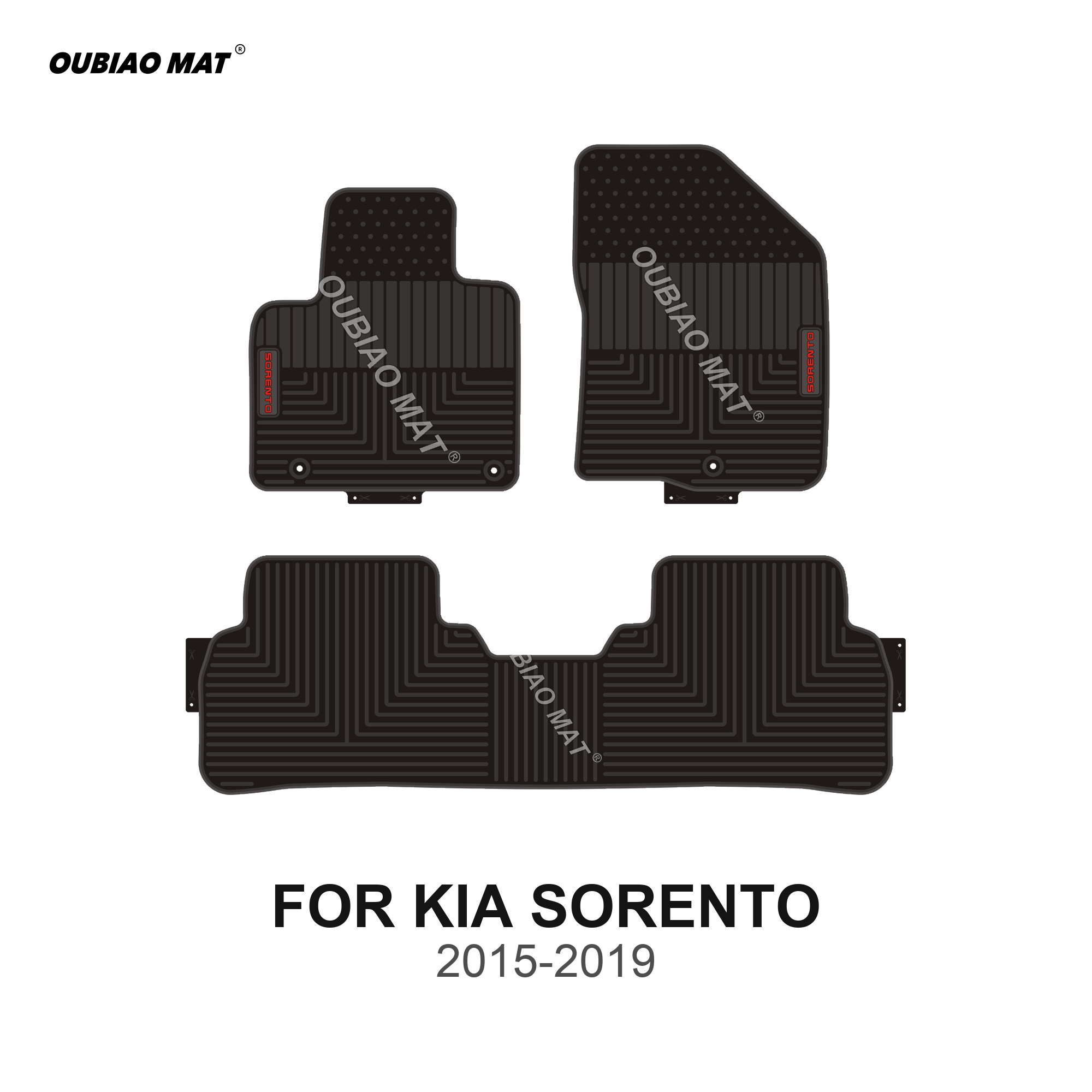 KIA SORENTO Car Floor Mats 2015-2019
