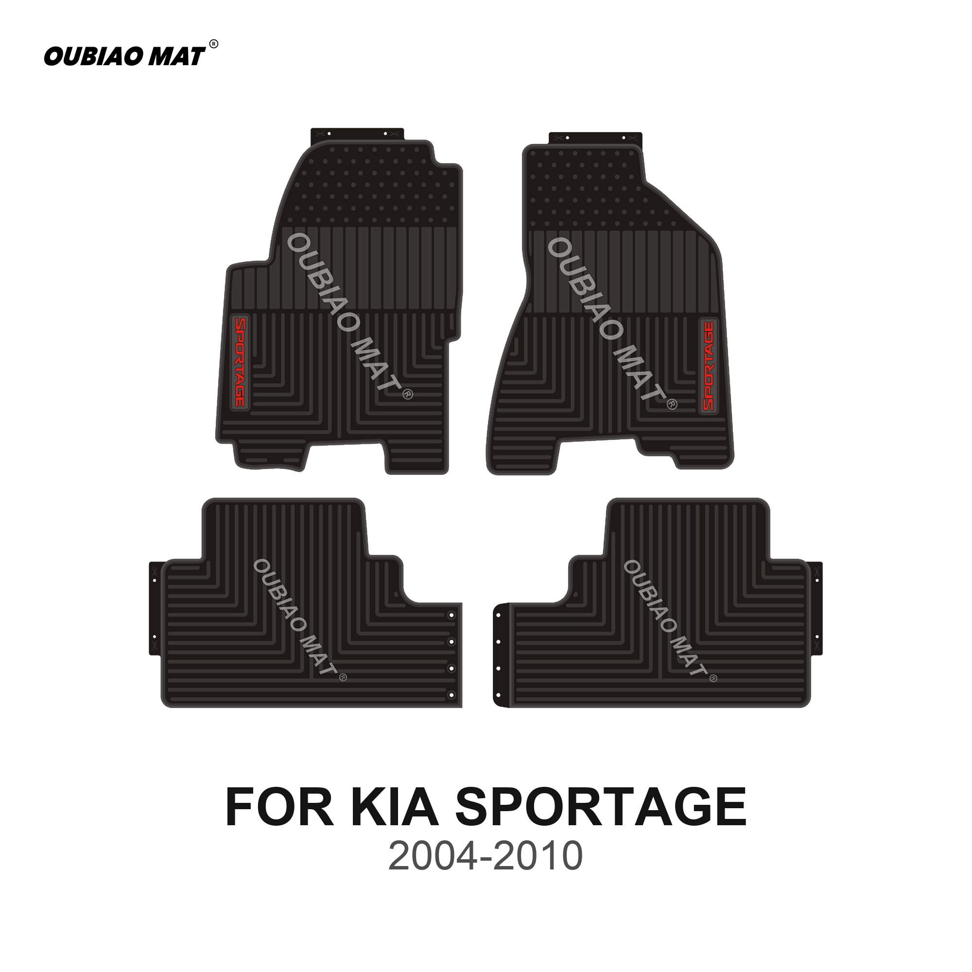 KIA SPORTAGE Car Floor Mats 2004-2010