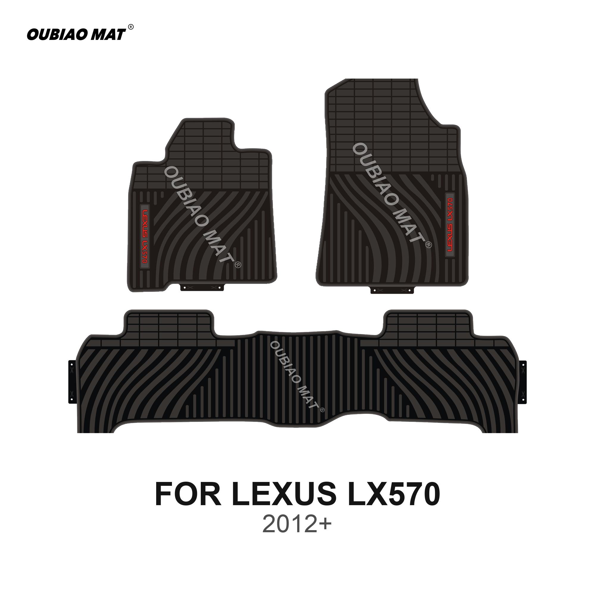 LEXUS LX570 Car Floor Mats 2012+
