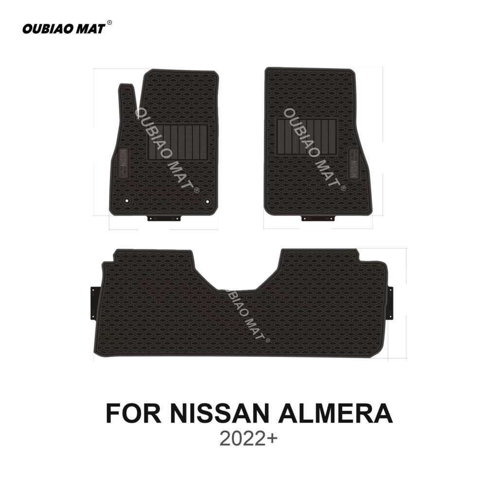 NISSAN ALMERA Tapetes para Carro 2022+ - tapetes para carro a la medida