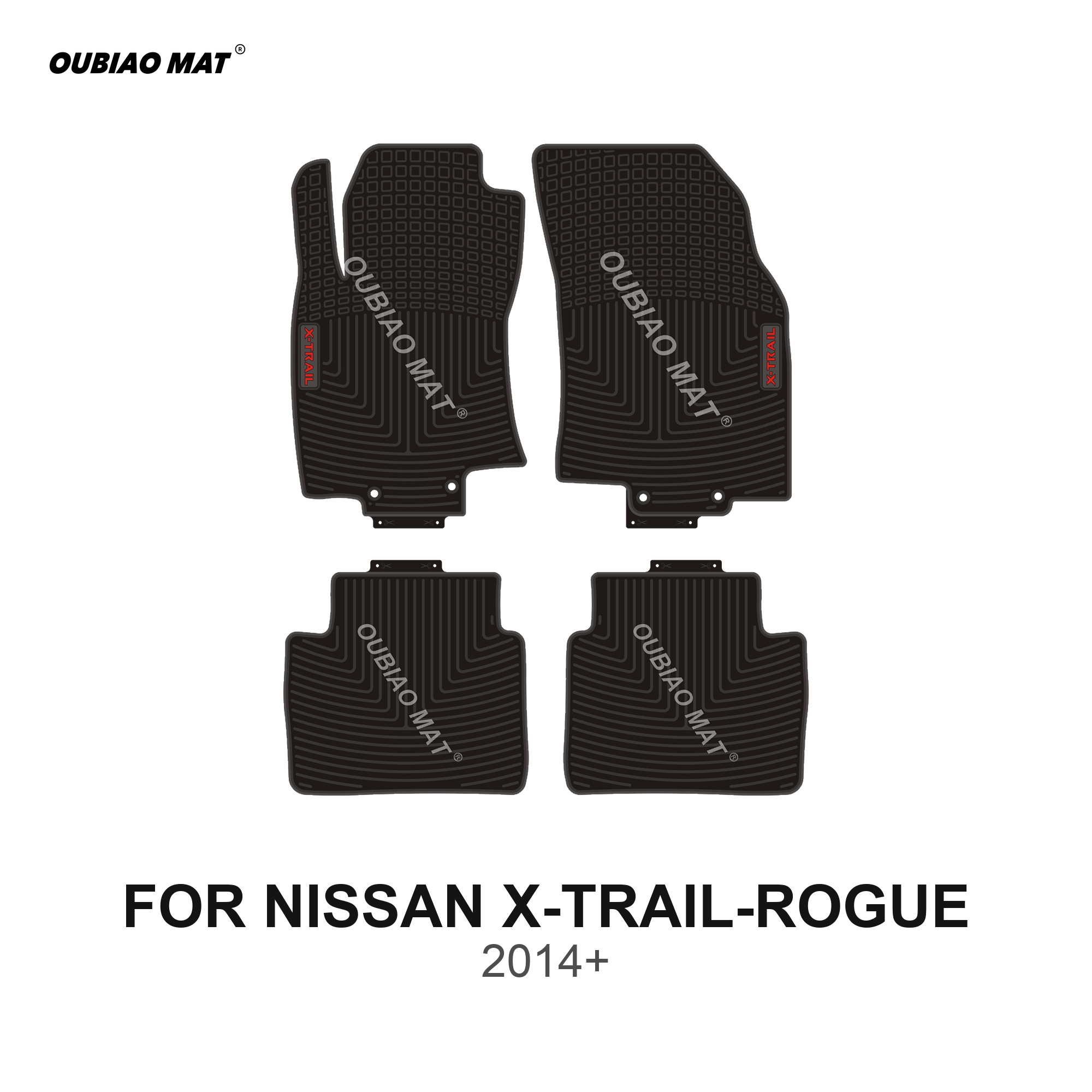 NISSAN X-TRAIL-ROGUE Car Floor Mats 2014+