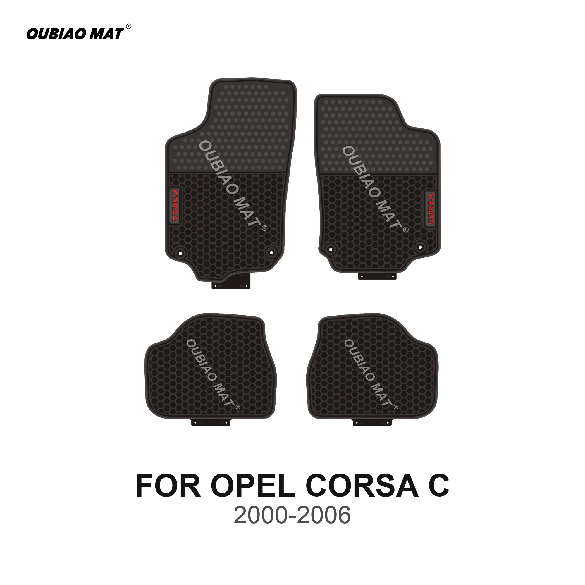 OPEL CORSA C Car Floor Mats 2000-2006