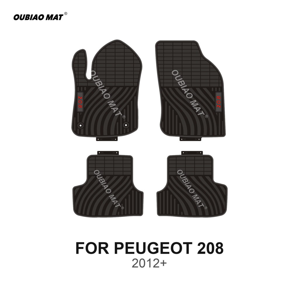 PEUGEOT 208 Car Floor Mats 2012+