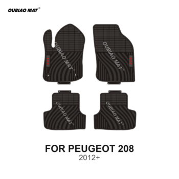 PEUGEOT 208 car floor mats 2012+