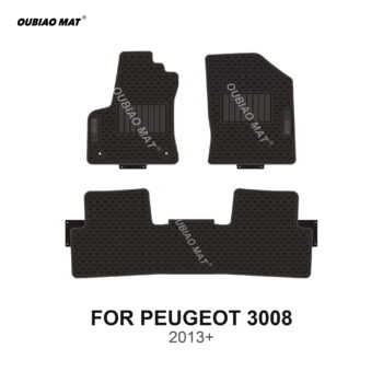 PEUGEOT 3008 car floor mats 2013+