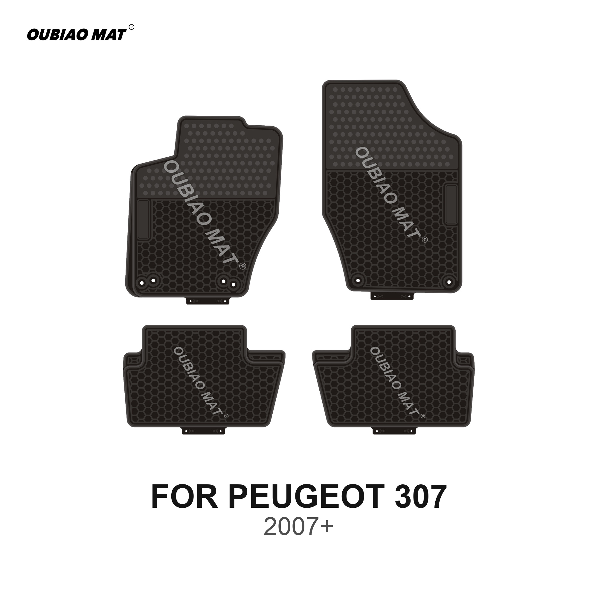 PEUGEOT 307 Car Floor Mats 2007+