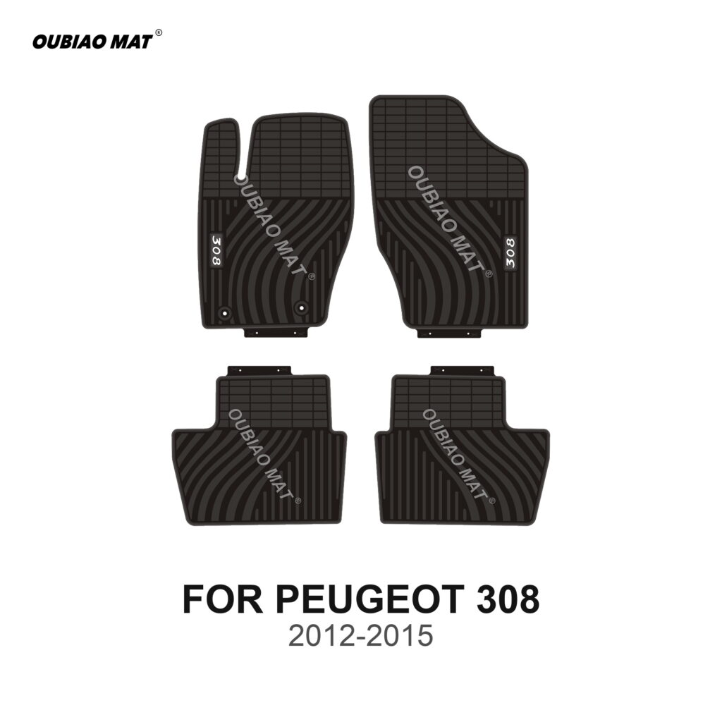 PEUGEOT 308 Tapetes para Carro 2012-2015 - tapetes para carro a la medida