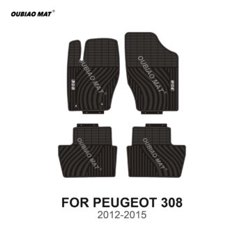 PEUGEOT 308 car floor mats 2012-2015