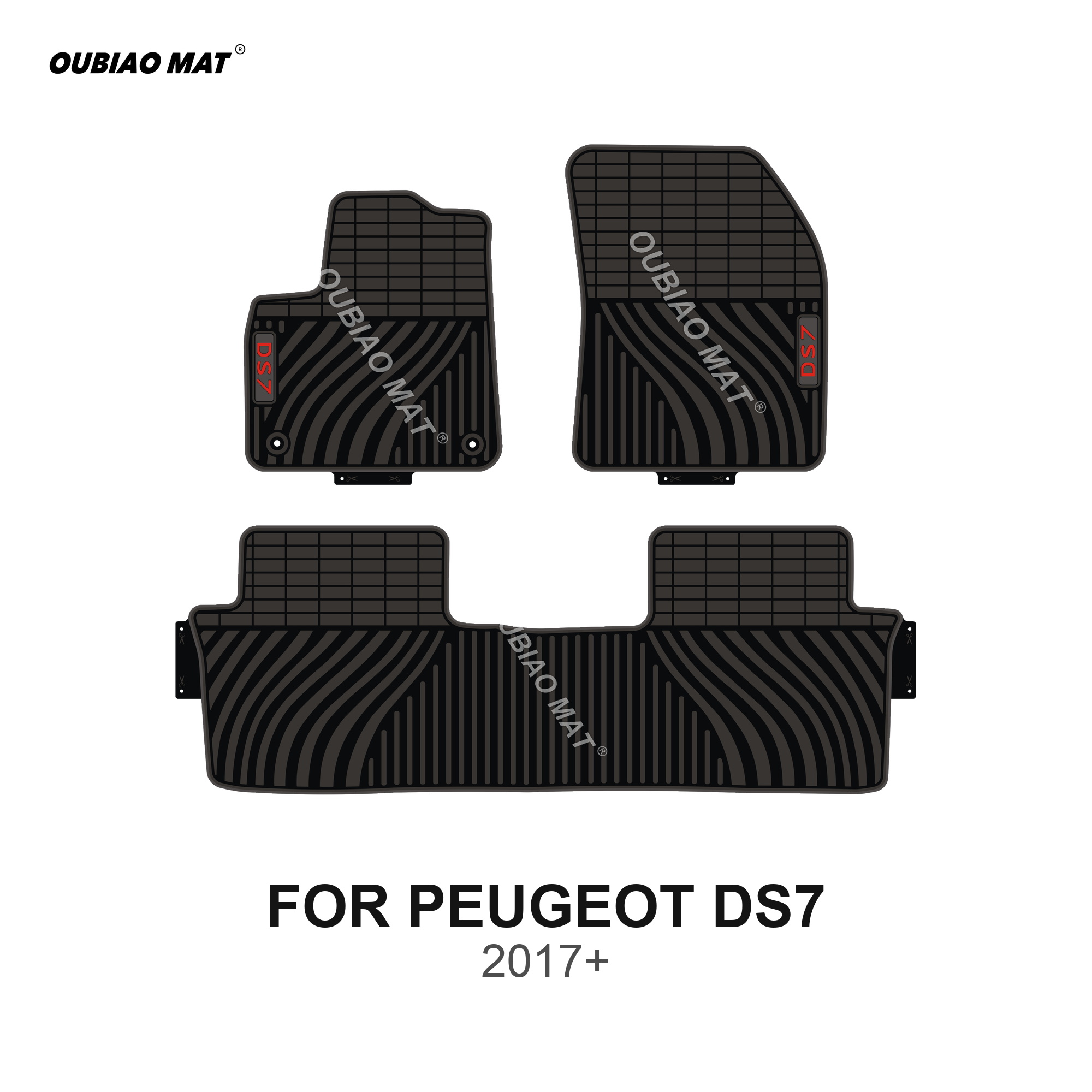 PEUGEOT DS7 Car Floor Mats 2017+