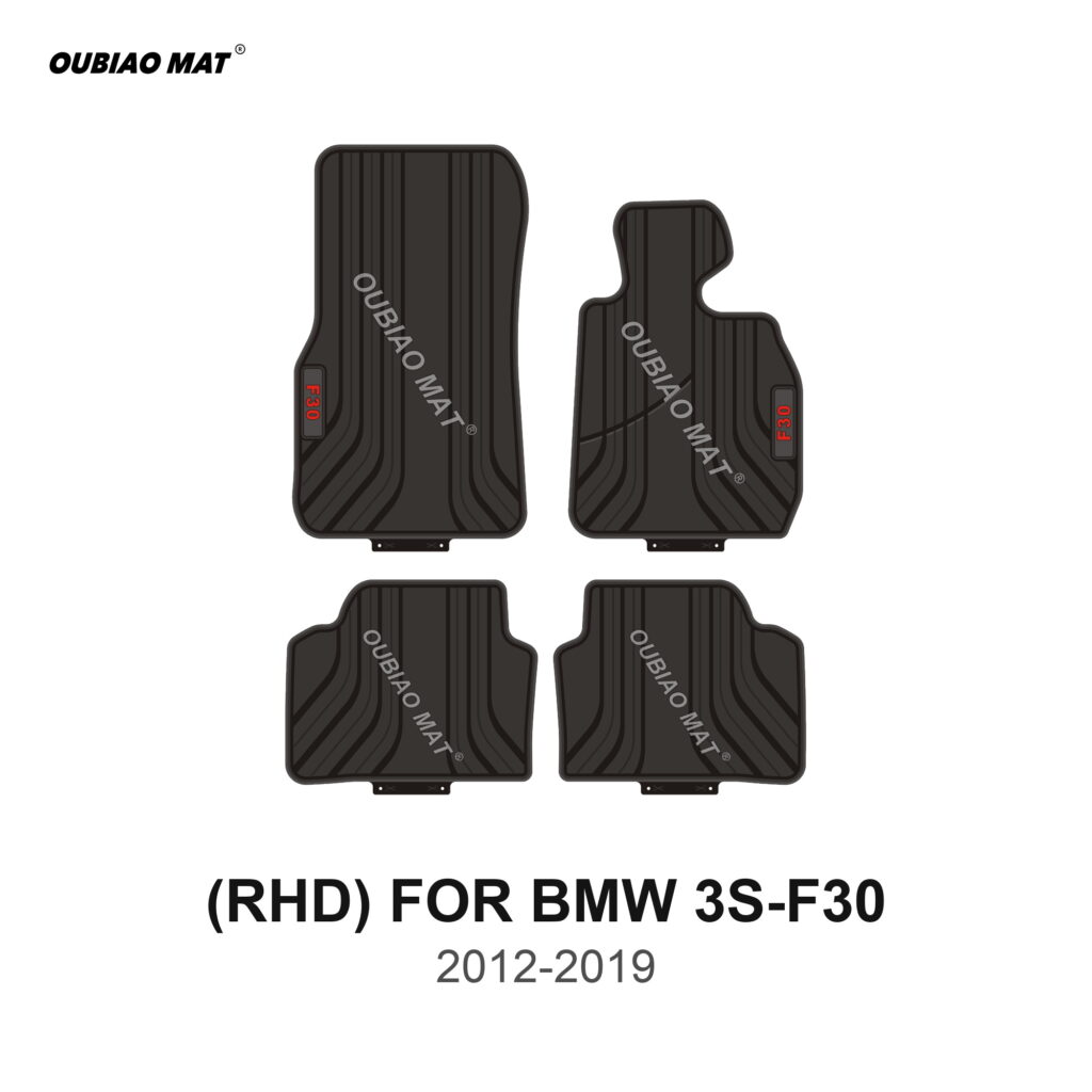 RHD BMW 3S-F30 Car Floor Mats 2012-2019