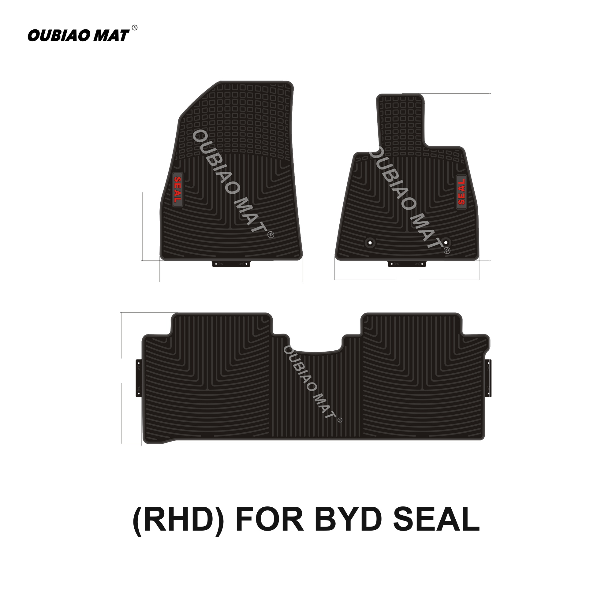 RHD BYD SEAL Car Floor Mats