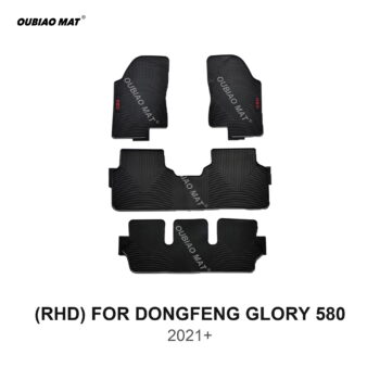 RHD DONGFENG GLORY 580 car floor mats 2021+