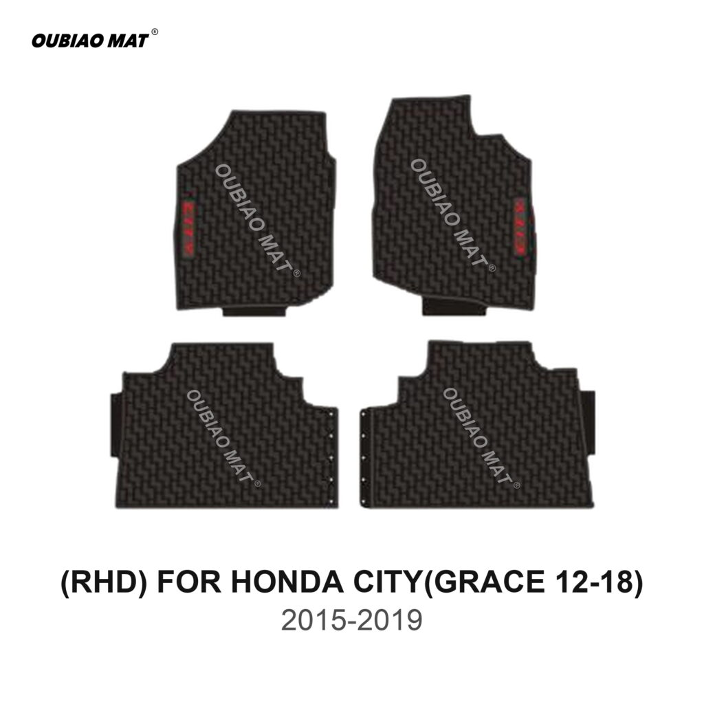 RHD HONDA CITY(GRACE 12-18) Car Floor Mats 2015-2019