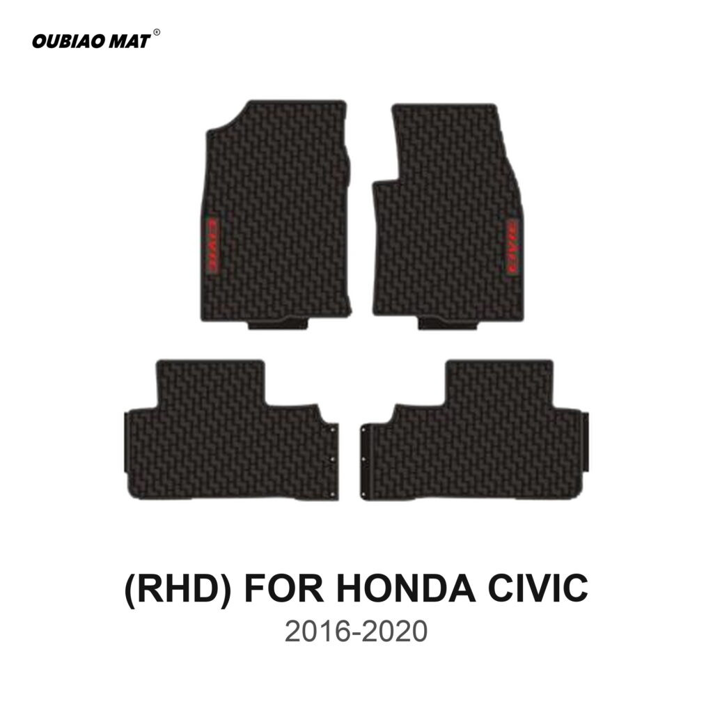 HONDA CIVIC Tapetes para Carro 2016-2020 RHD - tapetes para carro a la medida