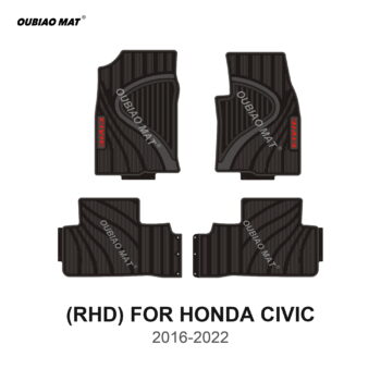 RHD HONDA CIVIC car floor mats 2016-2022