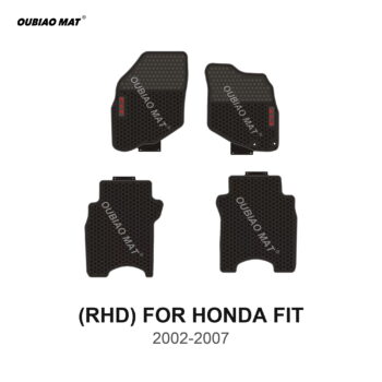 RHD HONDA FIT car floor mats 2002-2007