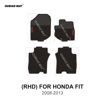 RHD HONDA FIT car floor mats 2008-2013