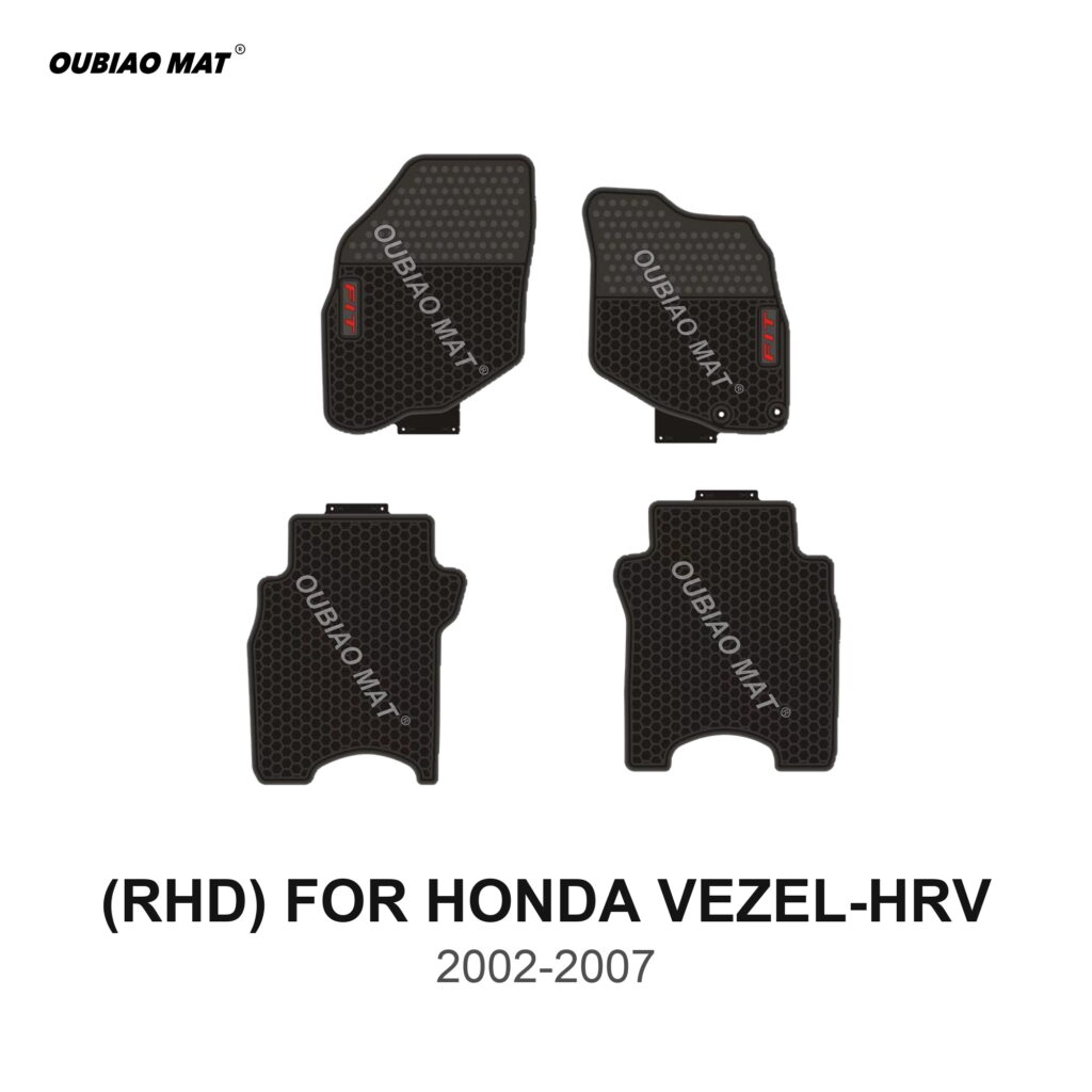 RHD HONDA VEZEL-HRV Car Floor Mats 2002-2007
