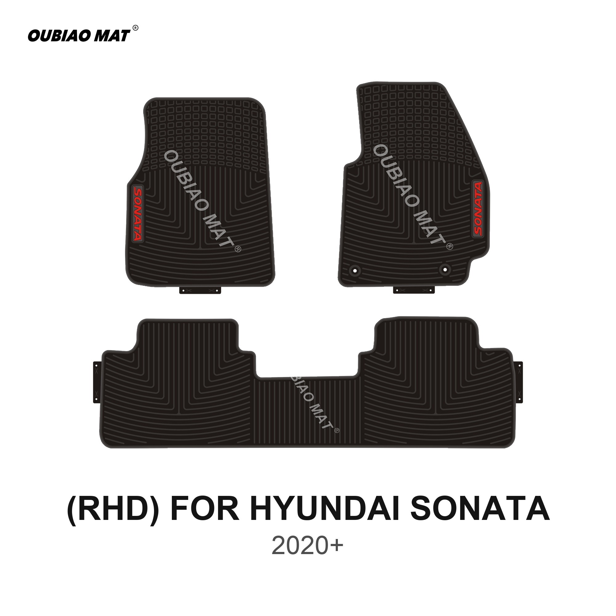RHD HYUNDAI SONATA Car Floor Mats 2020+