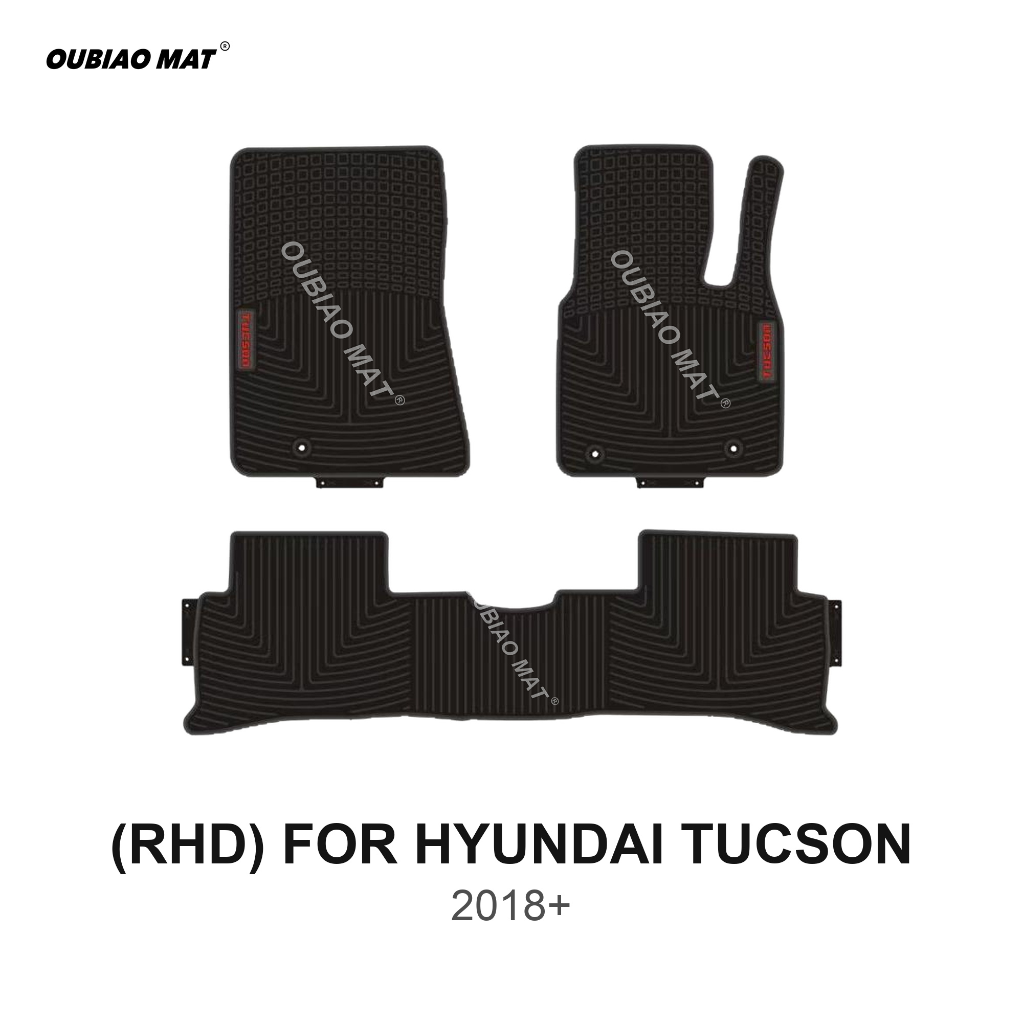 RHD HYUNDAI TUCSON Car Floor Mats 2018+