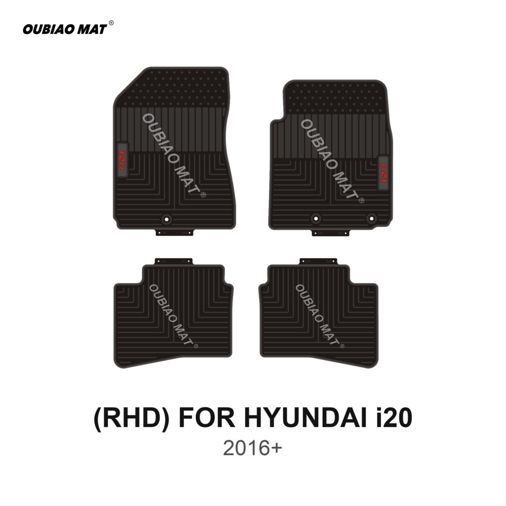 RHD HYUNDAI i20 Car Floor Mats 2016+