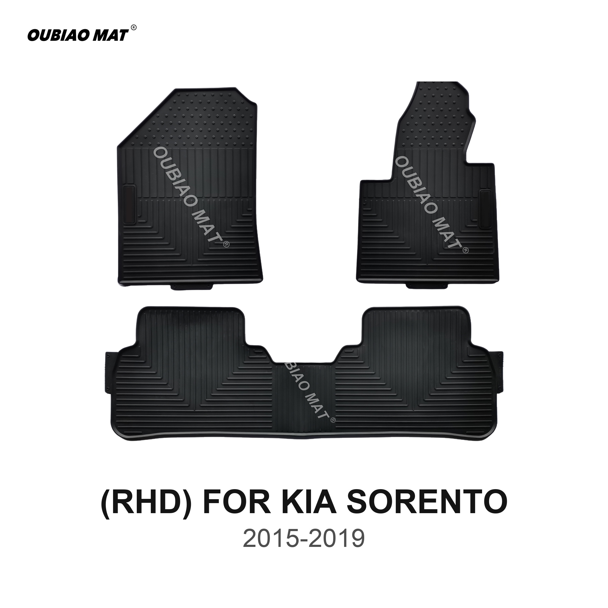 RHD KIA SORENTO Car Floor Mats 2015-2019