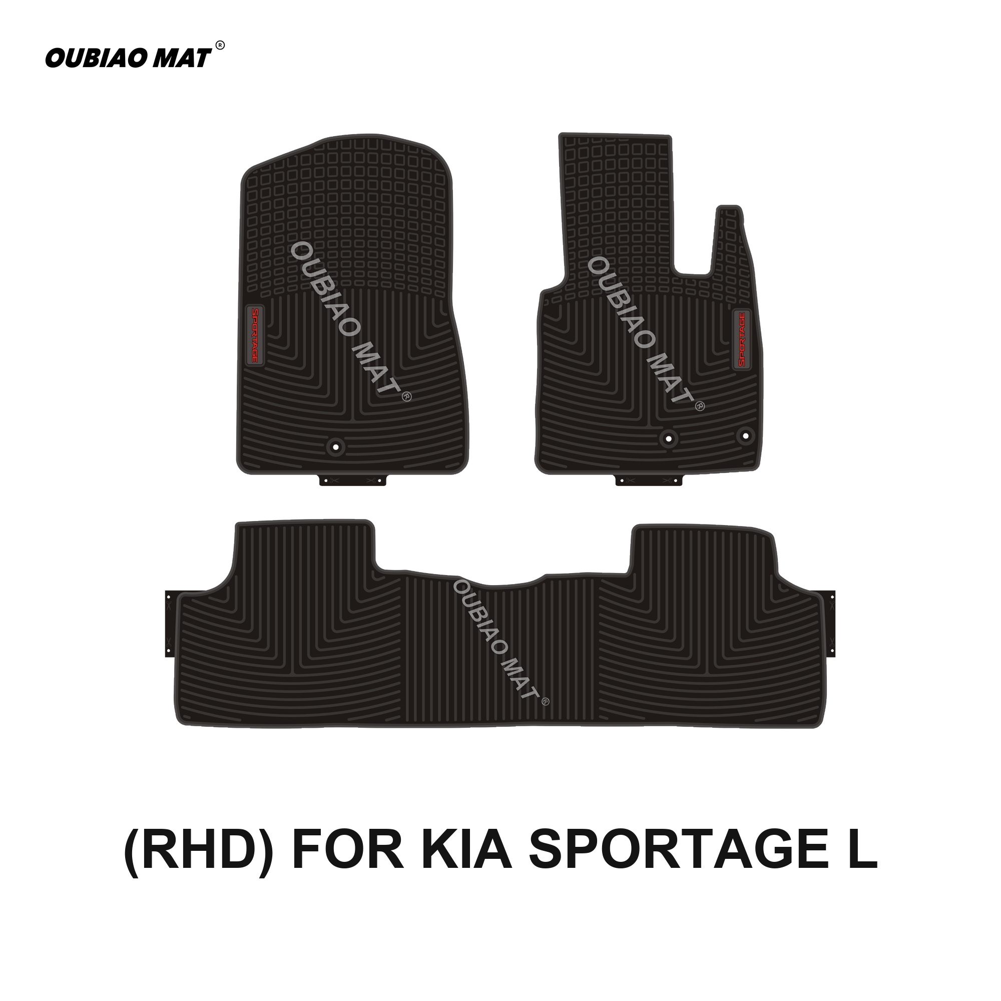 RHD KIA SPORTAGE L Car Floor Mats