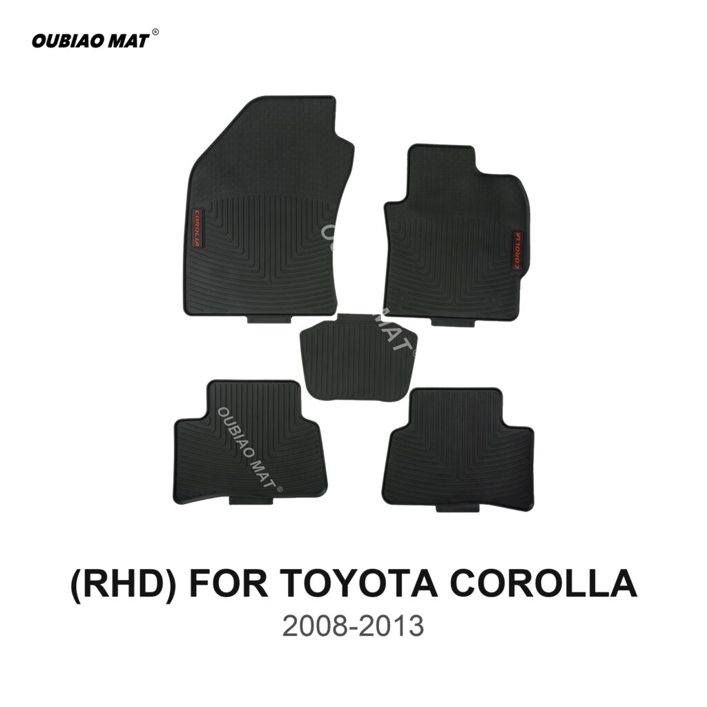 RHD TOYOTA COROLLA Car Floor Mats 2008-2013