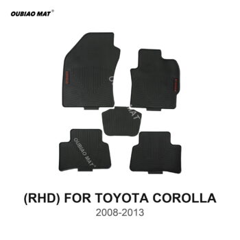 RHD TOYOTA COROLLA car floor mats 2008-2013