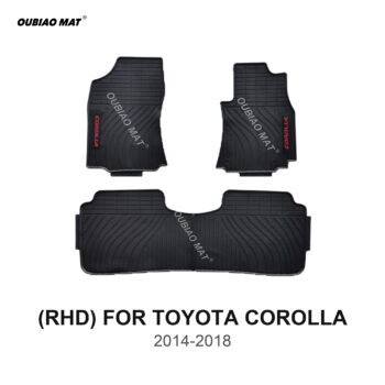 RHD TOYOTA COROLLA car floor mats 2014-2018