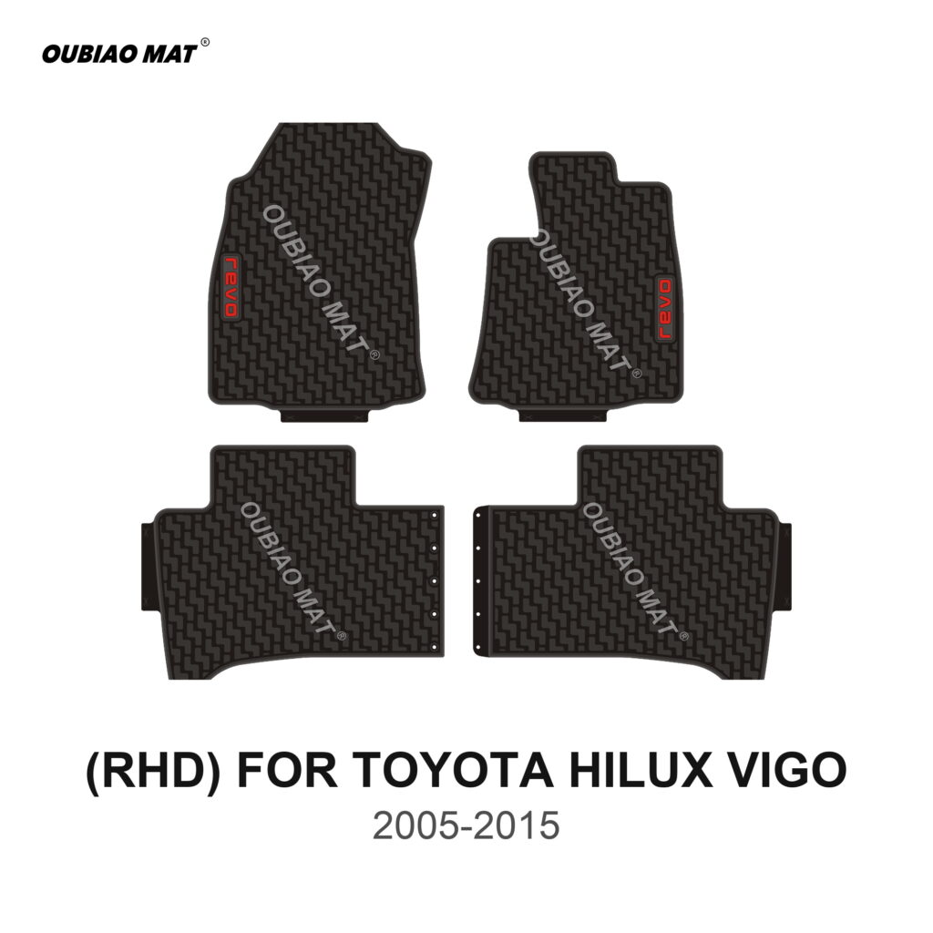 RHD TOYOTA HILUX VIGO Car Floor Mats 2005-2015