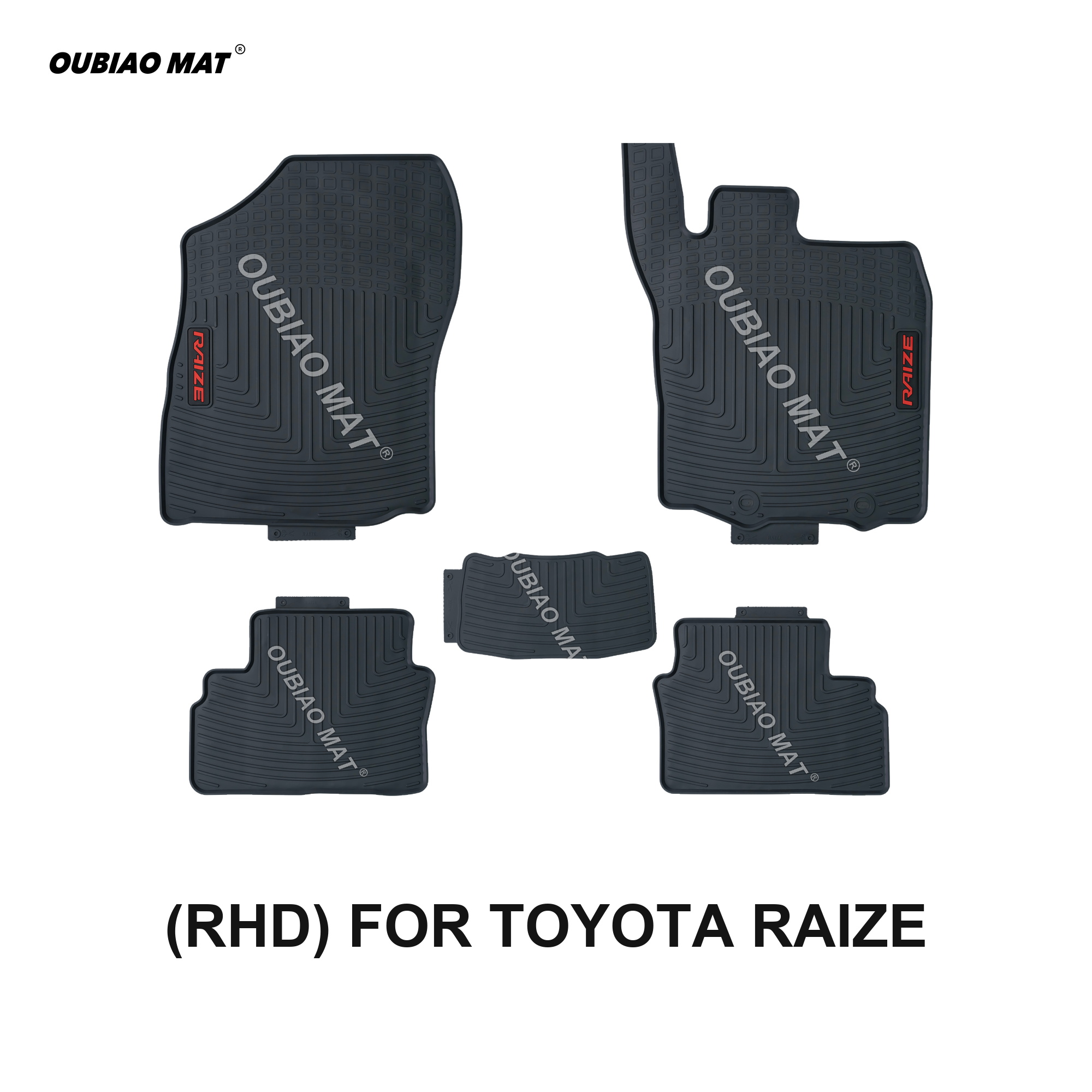 RHD TOYOTA RAIZE Car Floor Mats