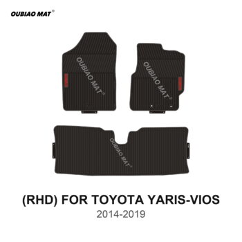 RHD TOYOTA YARIS-VIOS car floor mats 2014-2019
