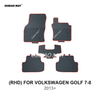 RHD VOLKSWAGEN GOLF 7-8 car floor mats 2013+
