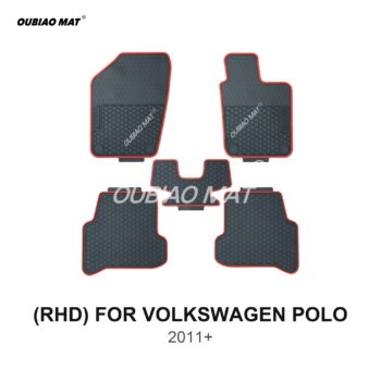 RHD VOLKSWAGEN POLO car floor mats 2011+