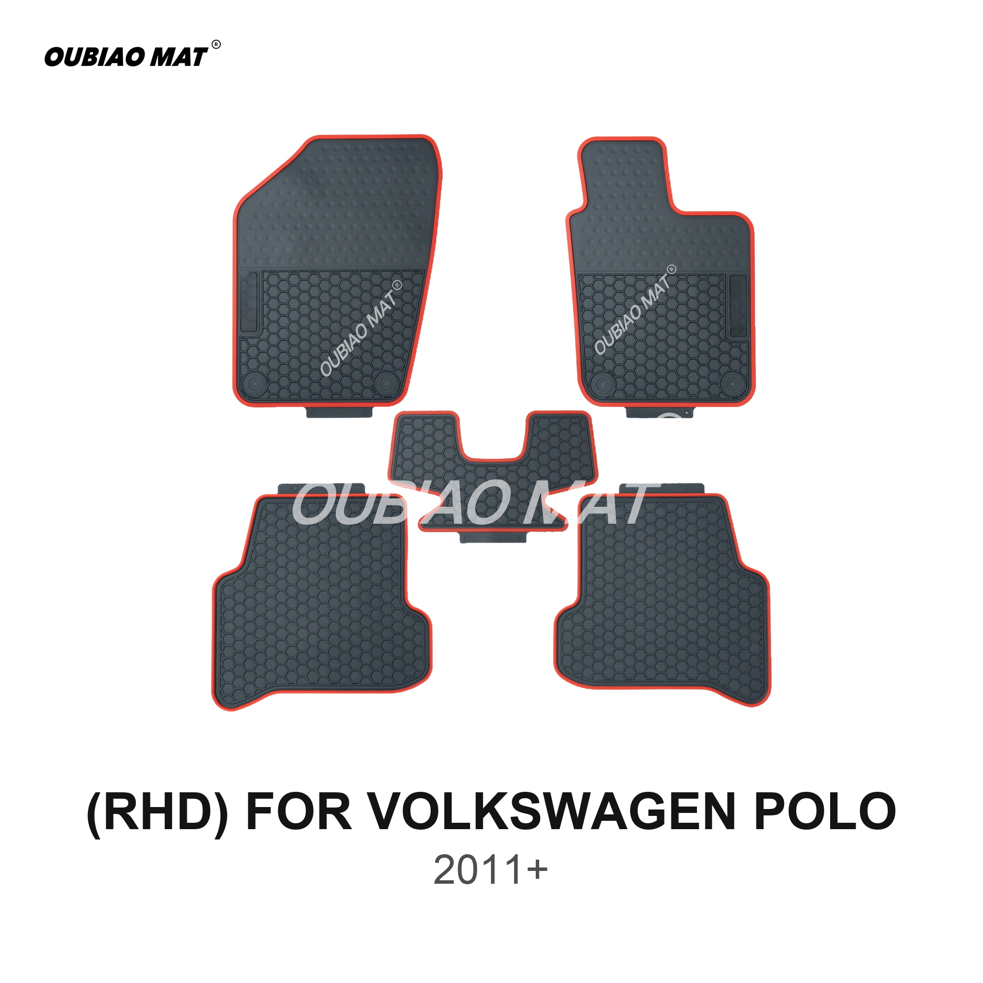 VOLKSWAGEN POLO Tapetes para Carro 2011+ RHD - tapetes para carro a la medida