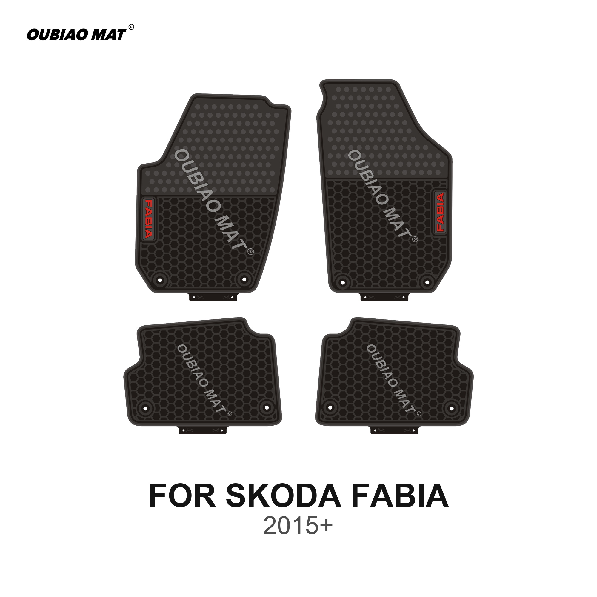 SKODA FABIA Car Floor Mats 2015+